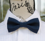 (41-20) Navy Blue Bow Tie and/or Suspenders - Mr. Bow Tie