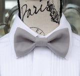 Nickel Grey Bow Tie (432)