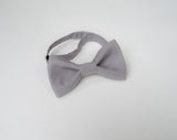 Nickel Grey Bow Tie and/or Suspenders (432)