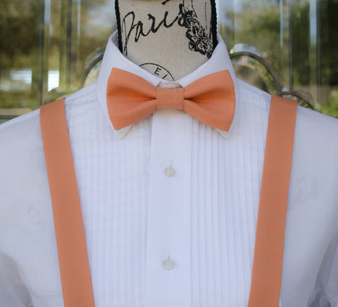 (07-79) Ochre Bow Tie and/or Suspenders - Mr. Bow Tie
