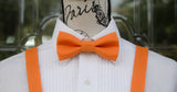 (05-80) Orange Bow Tie and/or Suspenders - Mr. Bow Tie