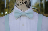(43-247) Pastel Blue Bow Tie and/or Suspenders - Mr. Bow Tie