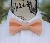 (06-78) Peach Bow Tie and/or Suspenders - Mr. Bow Tie