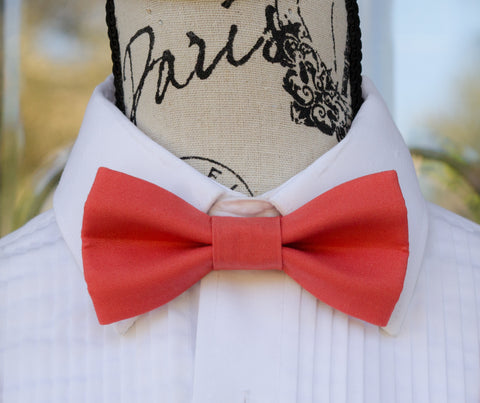 (18-294) Persimmon Bow Tie - Mr. Bow Tie