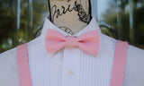 (14-166) Pink Bow Tie and/or Suspenders - Mr. Bow Tie
