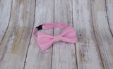 (14-166) Pink Bow Tie and/or Suspenders - Mr. Bow Tie