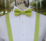 (60-134) Pistachio Bow Tie and/or Suspenders - Mr. Bow Tie