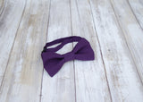 (32-238) Prune Bow Tie and/or Suspenders - Mr. Bow Tie