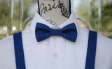 (39-19) Royal Blue Bow Tie and/or Suspenders - Mr. Bow Tie