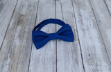 (39-19) Royal Blue Bow Tie and/or Suspenders - Mr. Bow Tie