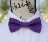 (34-21) Royal Purple Bow Tie and/or Suspenders - Mr. Bow Tie