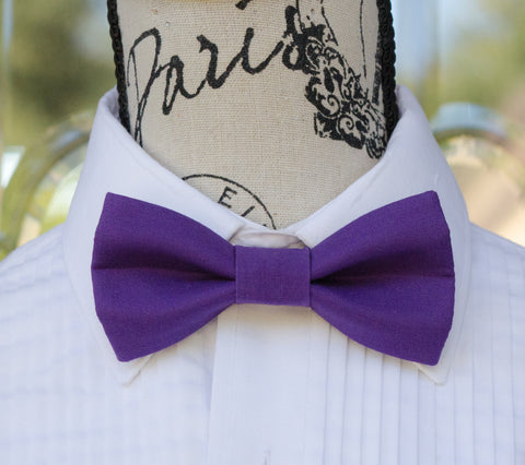 (34-21) Royal Purple Bow Tie - Mr. Bow Tie