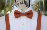 (04-105) Rust Bow Tie and/or Suspenders - Mr. Bow Tie