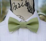 (61-172) Sage Green Bow Tie and/or Suspenders - Mr. Bow Tie