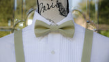 (61-35) Sage Bow Tie and/or Suspenders - Mr. Bow Tie