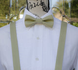 (61-35) Sage Bow Tie and/or Suspenders - Mr. Bow Tie