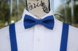 (39-261) Sapphire Bow Tie and/or Suspenders - Mr. Bow Tie