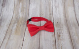 (18-47) Scarlet Bow Tie - Mr. Bow Tie
