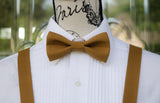 (63-194) Sienna Brown Bow Tie and/or Suspenders - Mr. Bow Tie