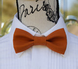 (04-293) Burnt Orange Bow Tie and/or Suspenders - Mr. Bow Tie