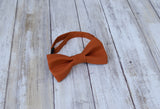 (04-293) Burnt Orange Bow Tie - Mr. Bow Tie