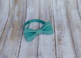 (53-126) Teal Bow Tie and/or Suspenders - Mr. Bow Tie