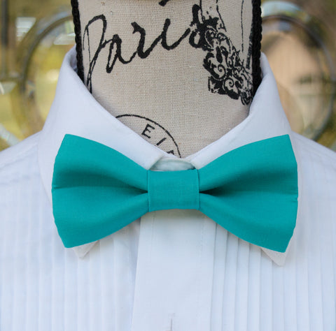 (47-107) Turquoise Bow Tie - Mr. Bow Tie