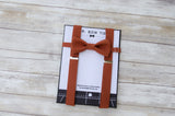 (04-105) Rust Bow Tie and/or Suspenders - Mr. Bow Tie