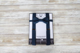 (41-20) Navy Blue Bow Tie and/or Suspenders - Mr. Bow Tie